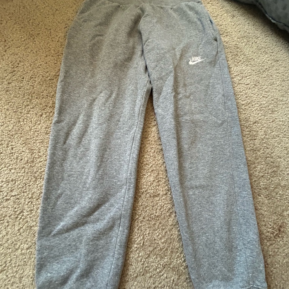 Nike Kids Heather Gray Joggers
